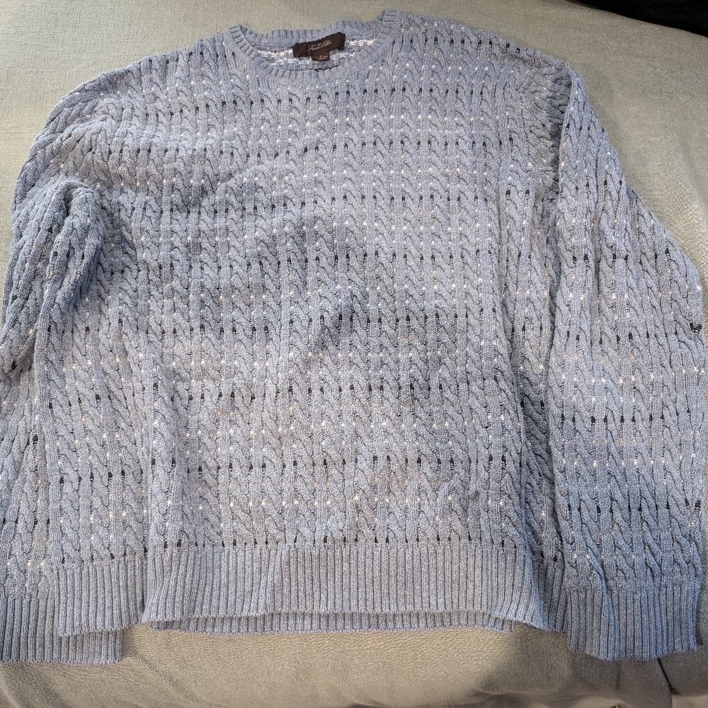 Baby blue sweater, l, tasso elba